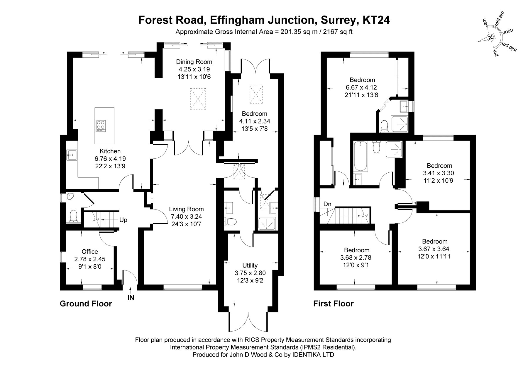 Robinia,, Forest Road, Leatherhead floorplan