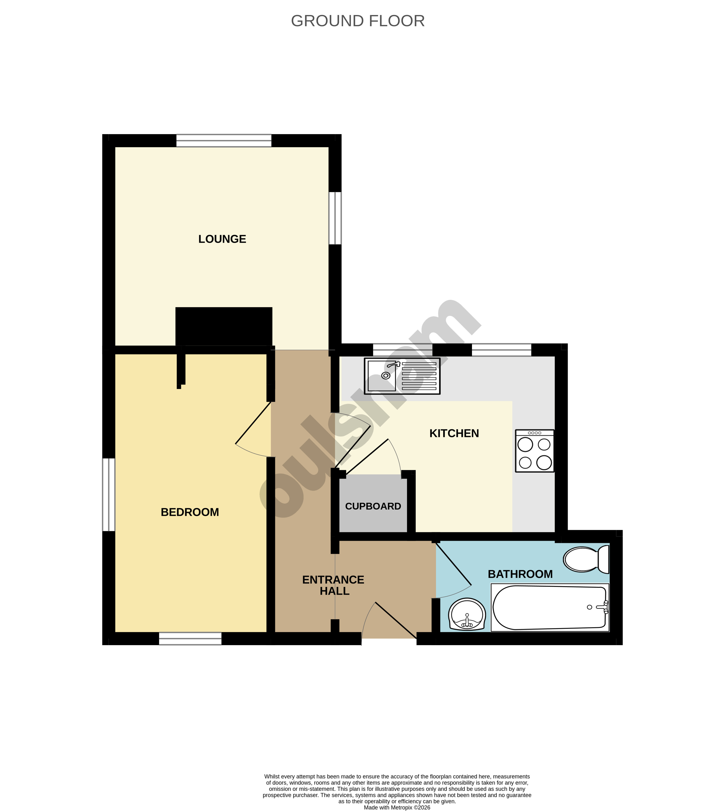 Flat 8, Naden Green, 74-76, Middleton Hall Road, West Midlands floorplan