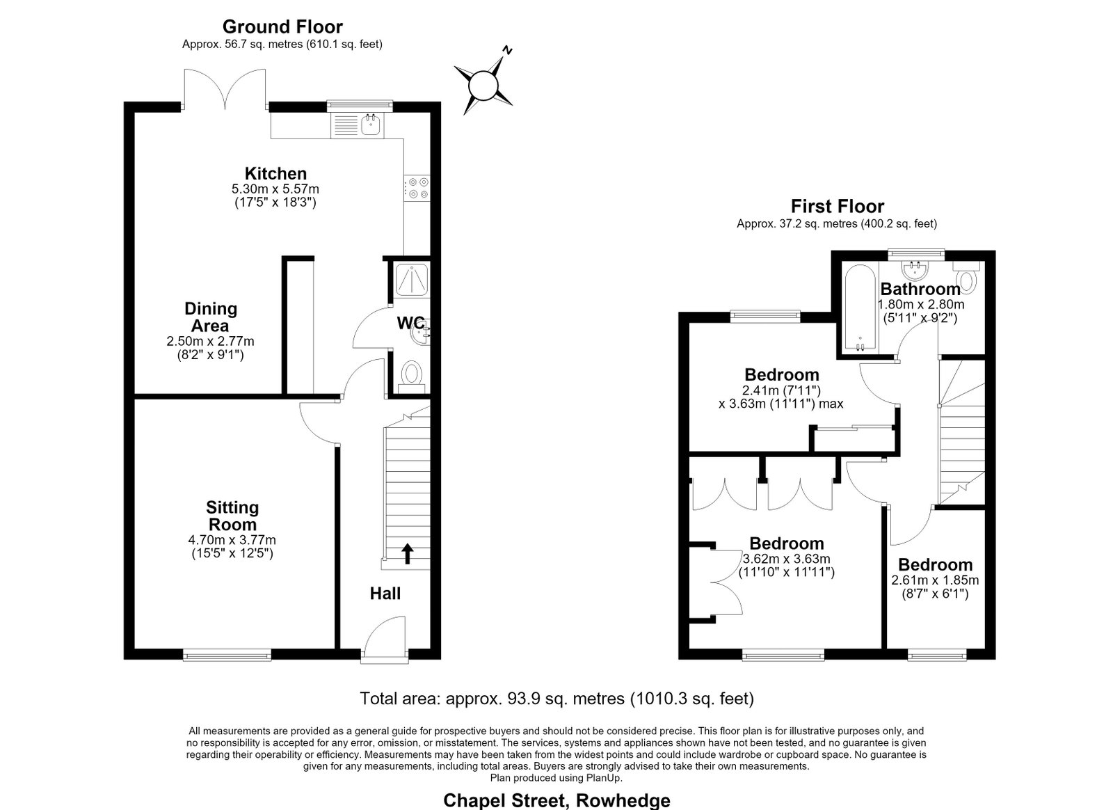 12, Chapel Street, Colchester floorplan