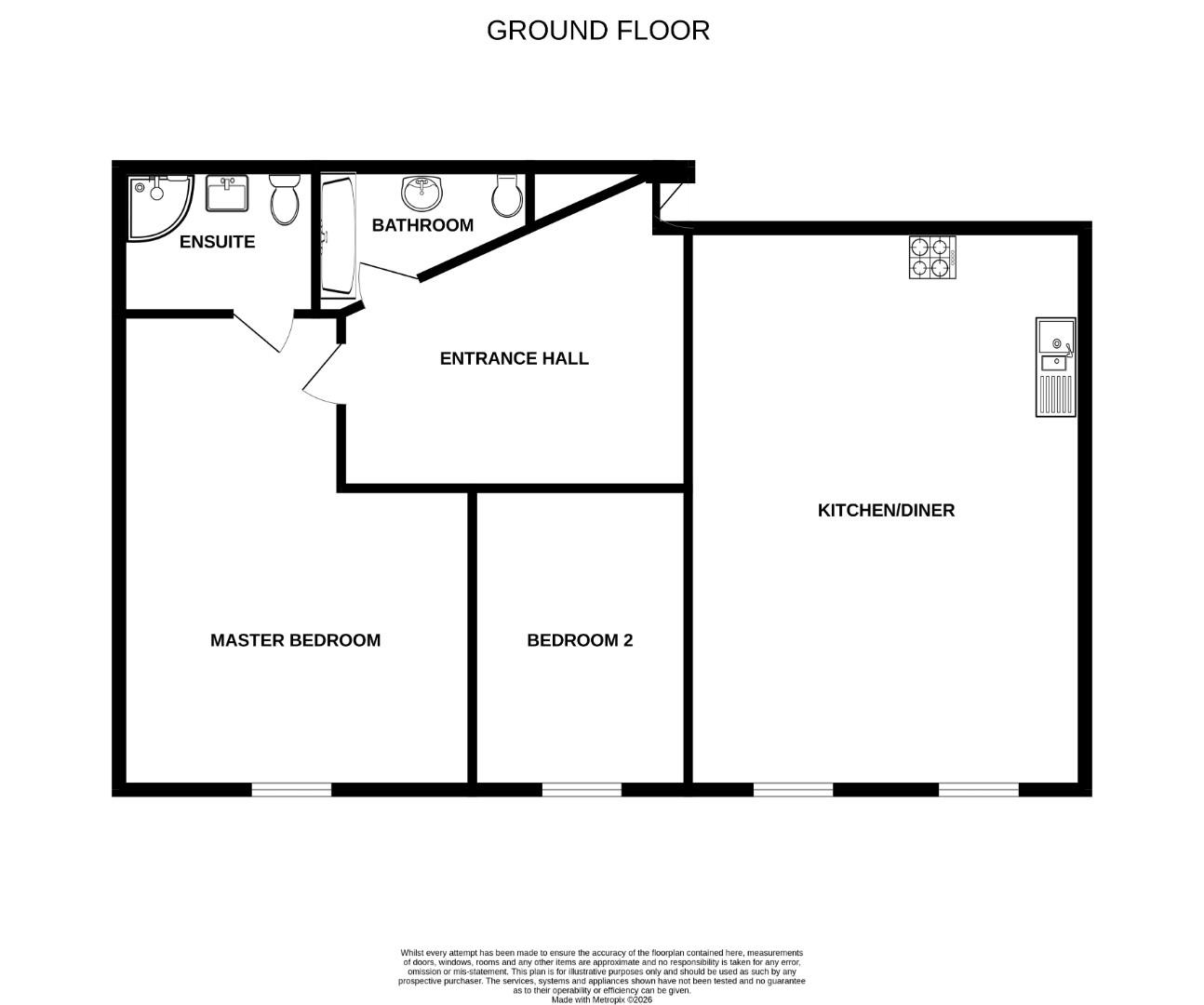 Apartment 12 East Block, Shaddon Mill, Shaddongate, Carlisle floorplan