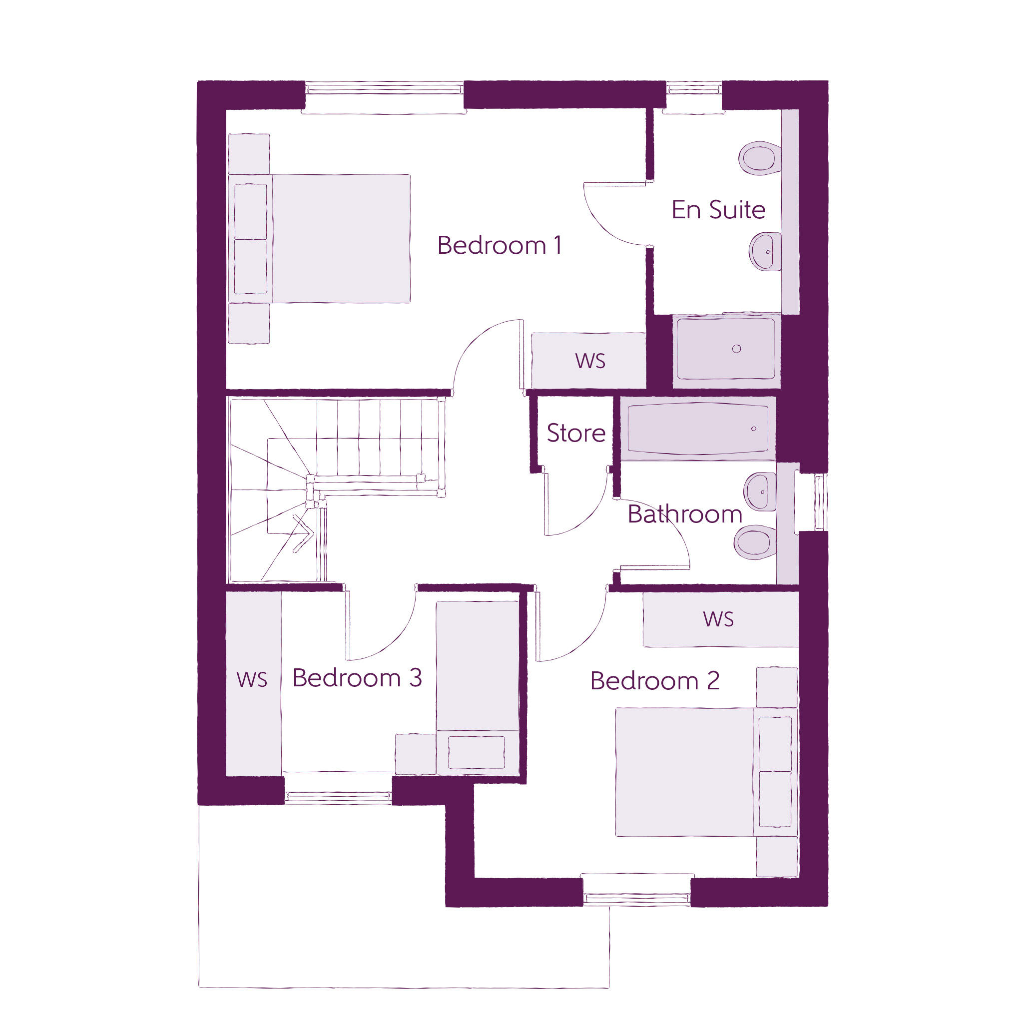 55, Dacre Avenue, Off Baileys Lane, Halewood floorplan