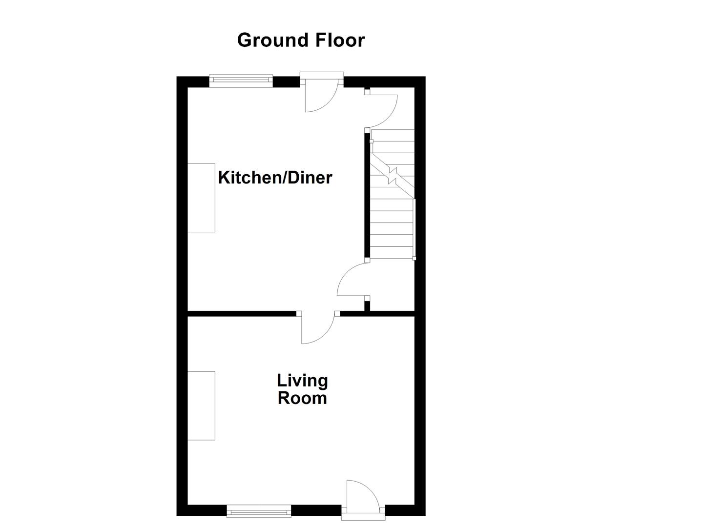 Park Street, Horbury, Wakefield WF4, 2 bedroom terraced house for sale