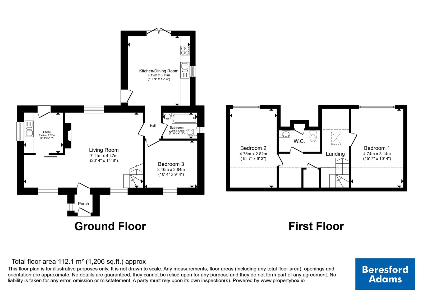 Groesffordd Bach,, Ceidio, Gwynedd floorplan