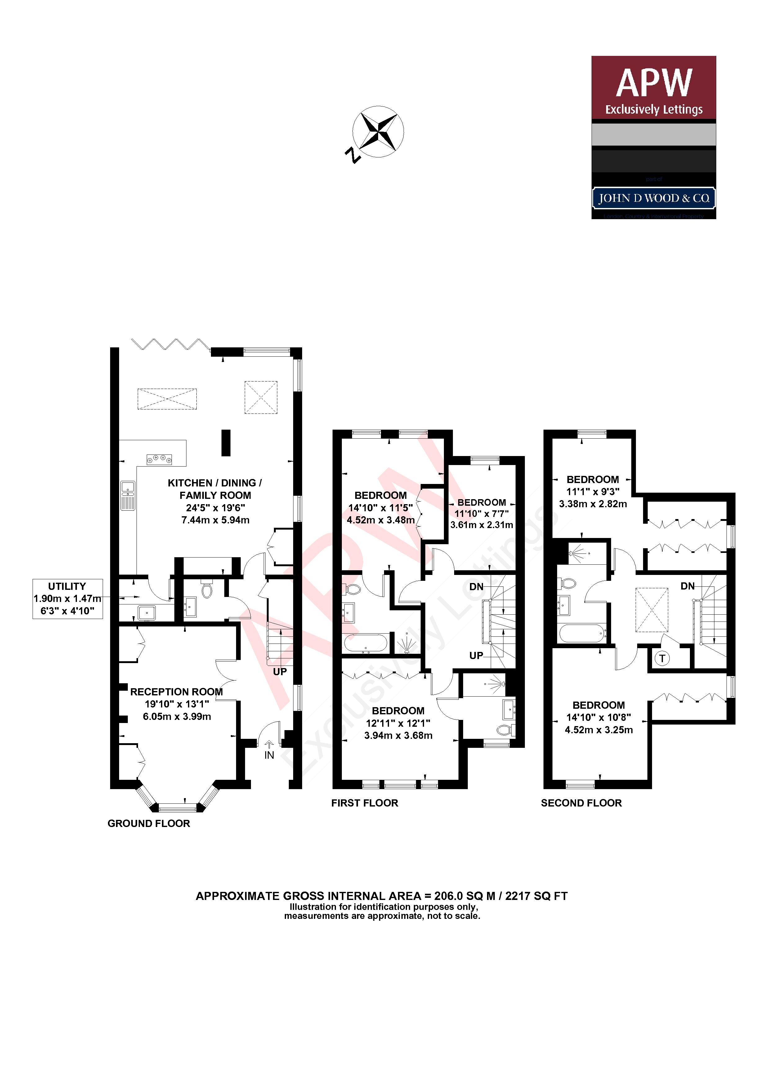 5 Bedrooms Semi-detached house to rent in Sycamore Court, Oatlands Chase KT13