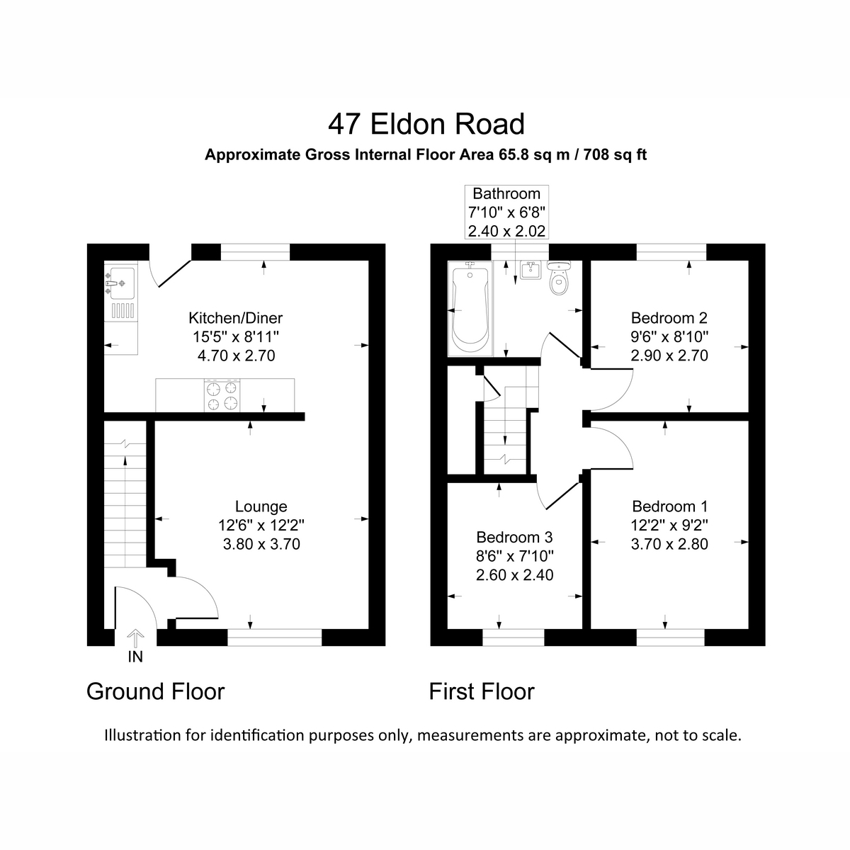 47, Eldon Road, Irlam floorplan