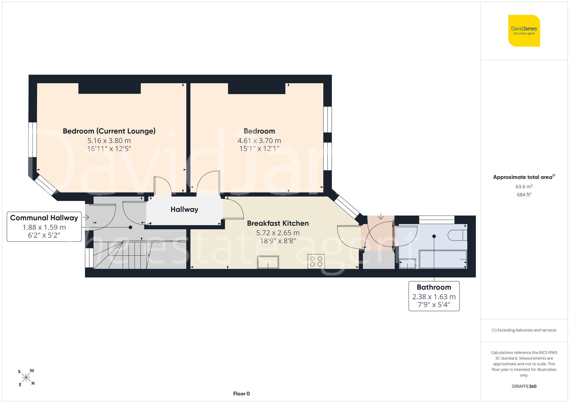 8 Hope Drive, Nottingham floorplan