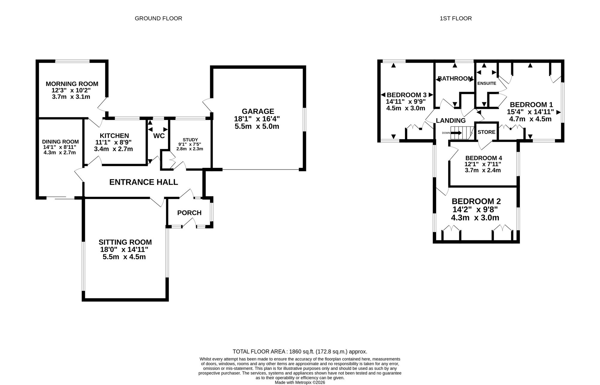5 Fernlea, Altrincham floorplan