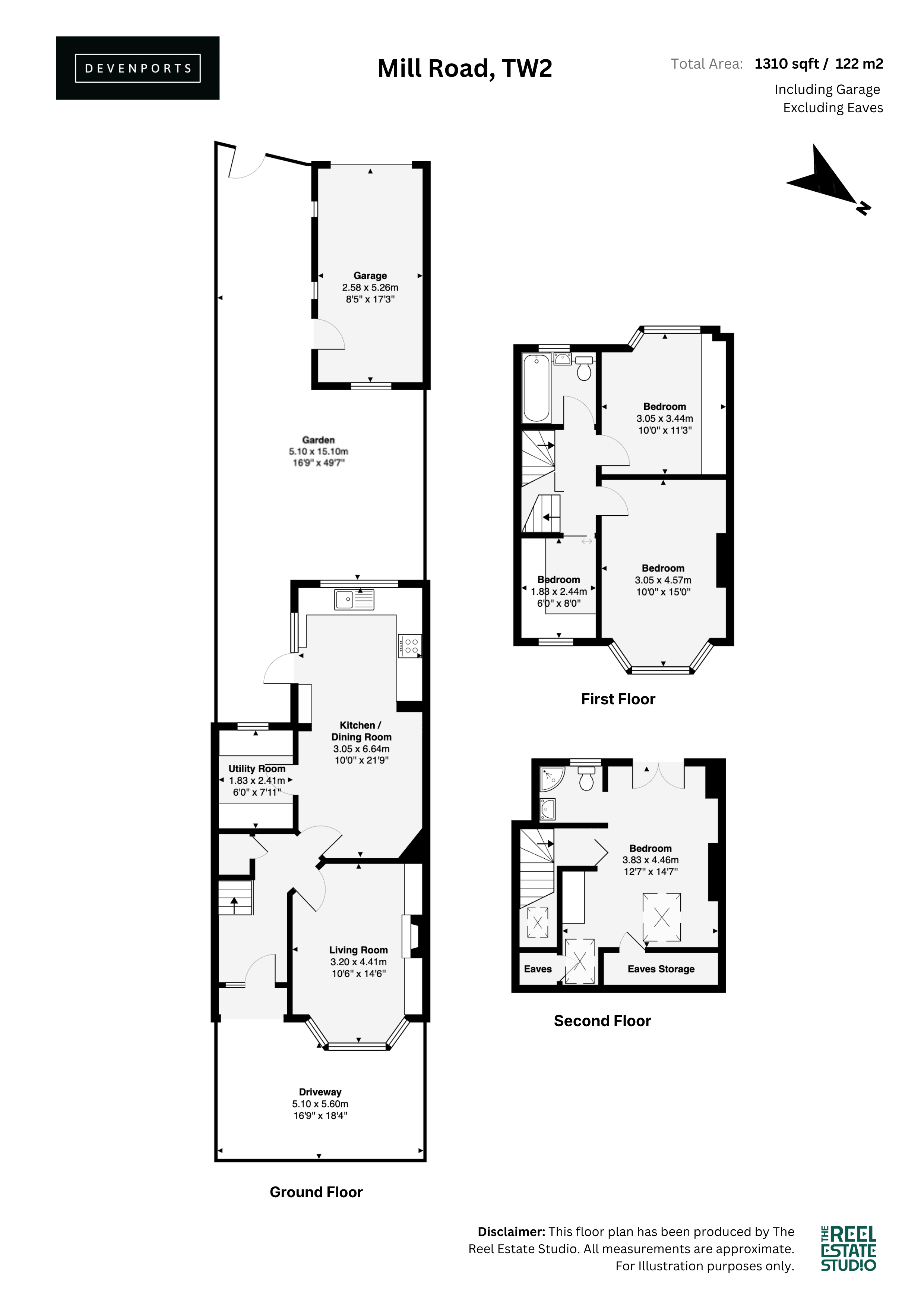 Mill Road, Twickenham floorplan