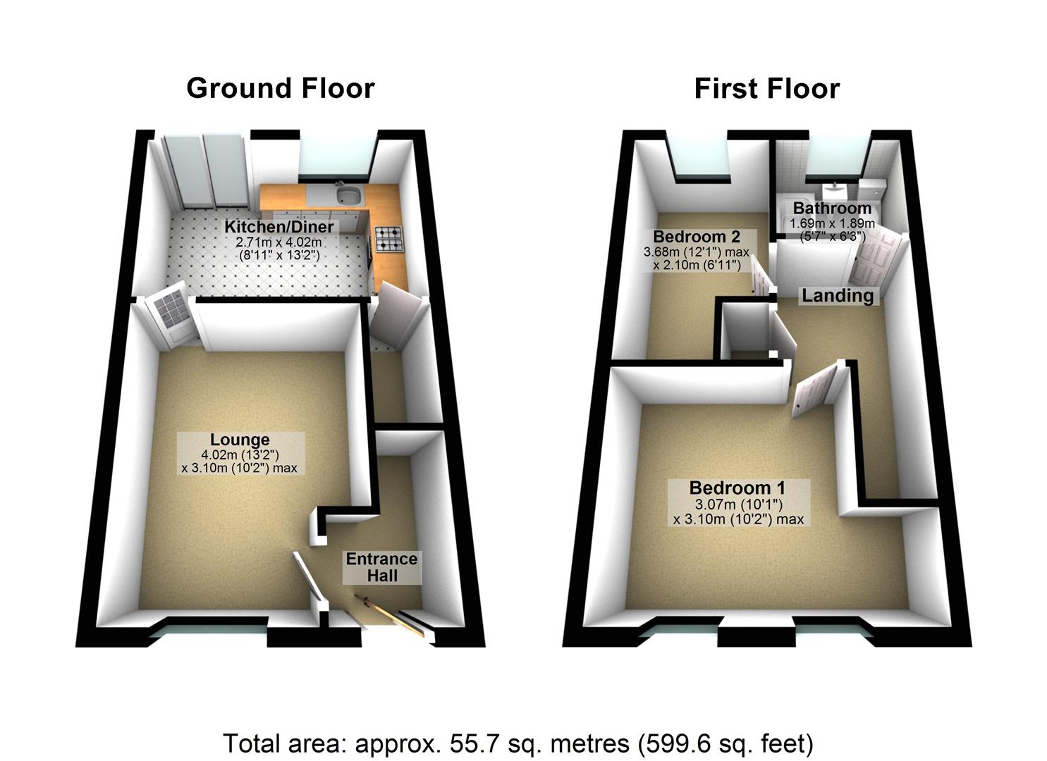 2, Pinders Green Fold, Leeds floorplan