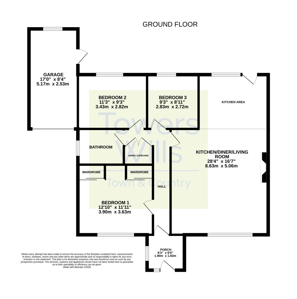 Nossmayo, Over Stratton, South Petherton floorplan