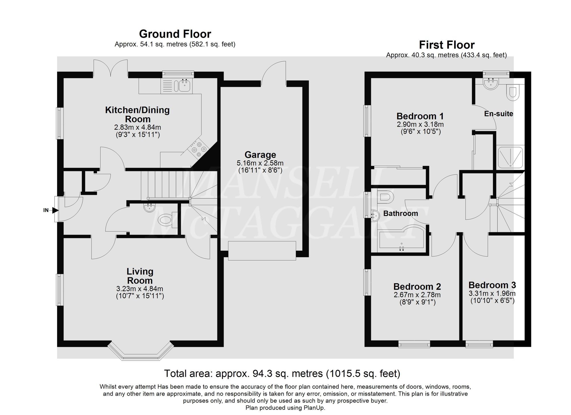 3 Hilda Dukes Way, East Grinstead floorplan