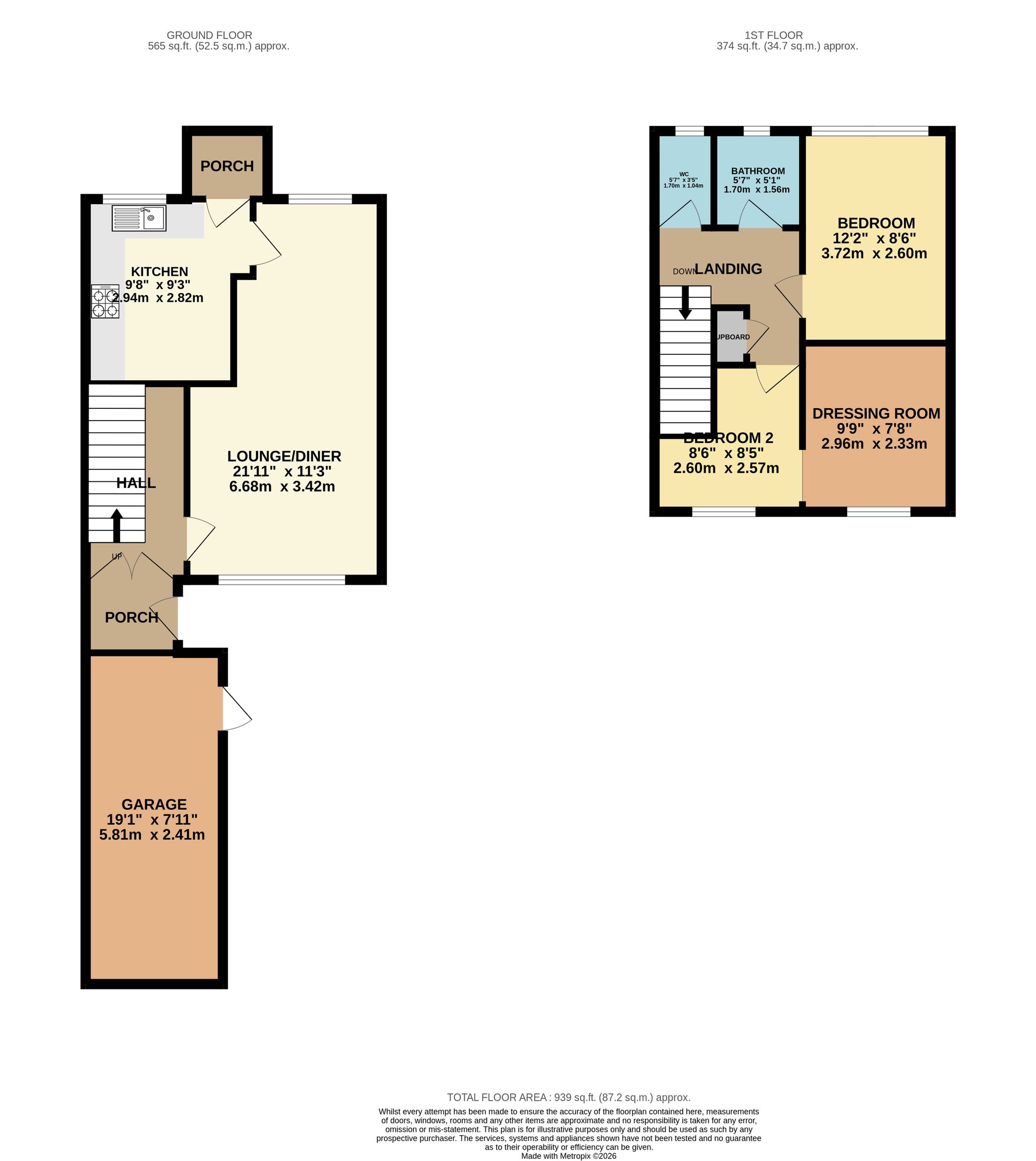 96 Wesley Street, Bury floorplan