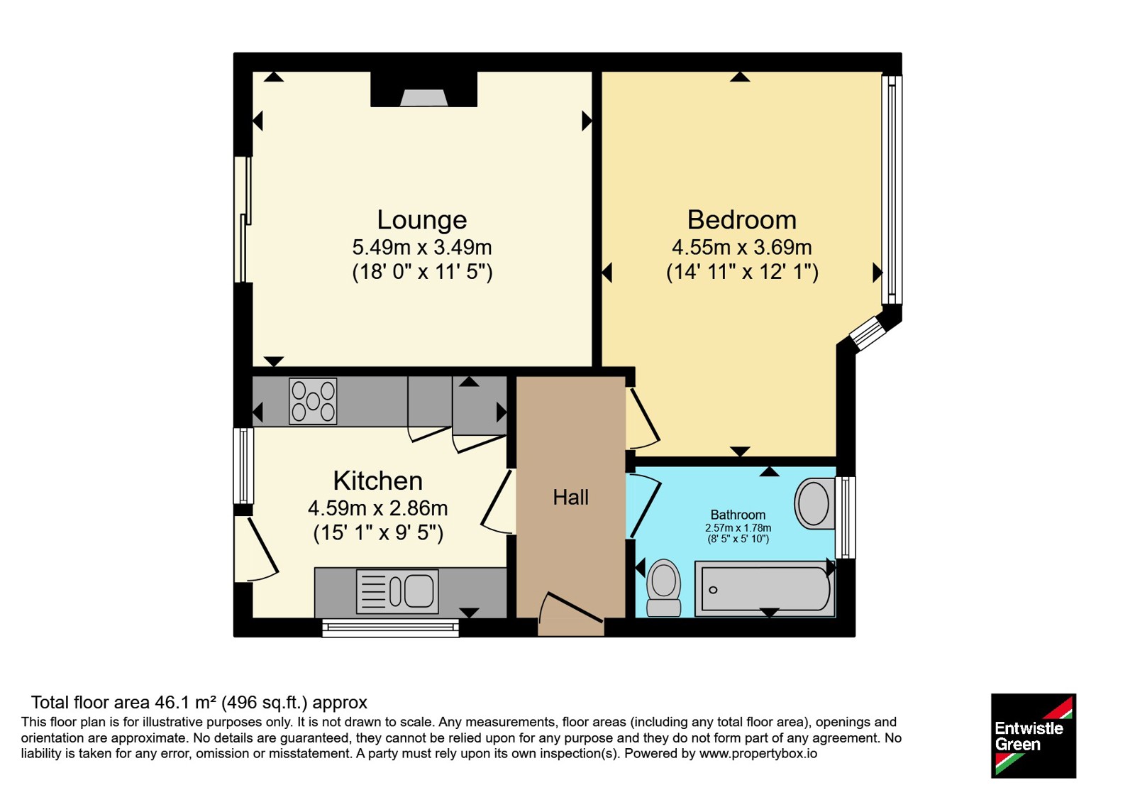 1, Pine Grove, Warrington floorplan