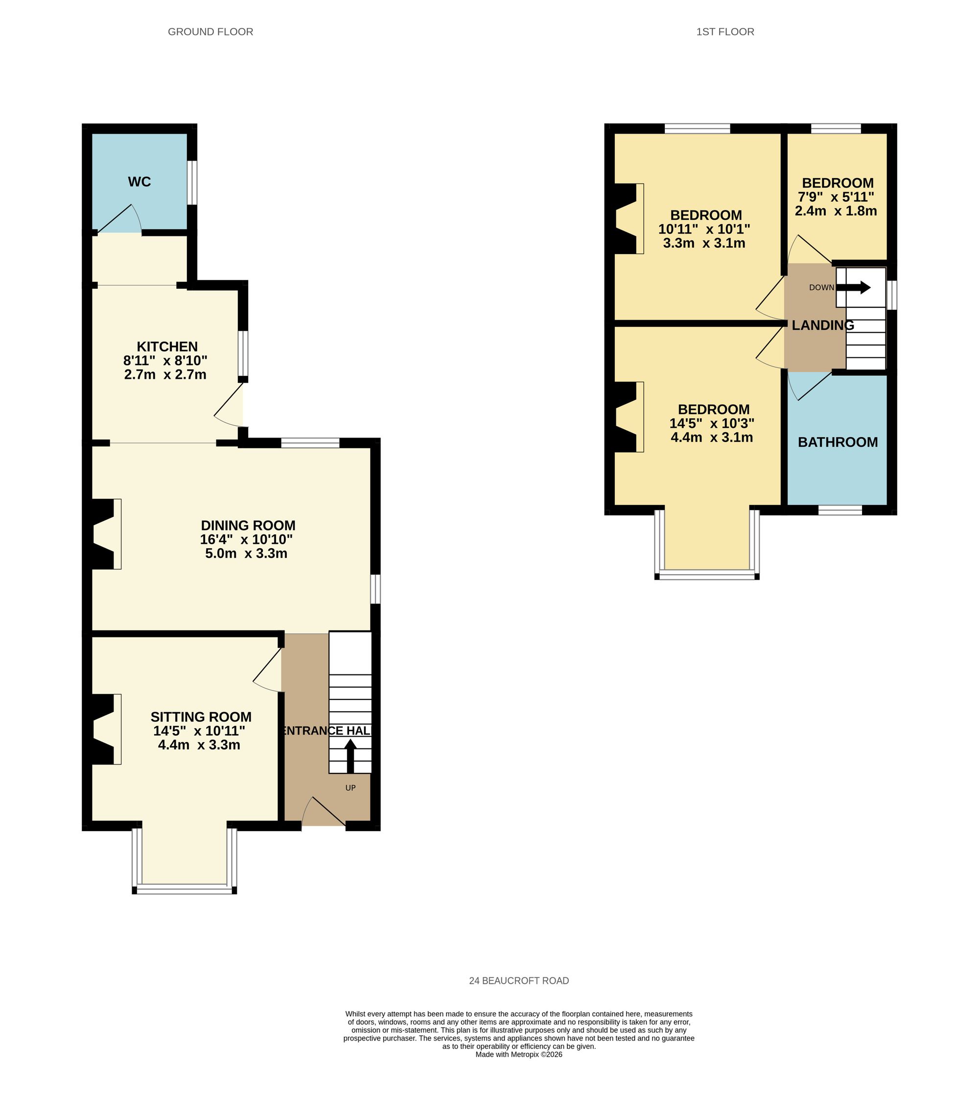 24 Beaucroft Road, Southampton floorplan