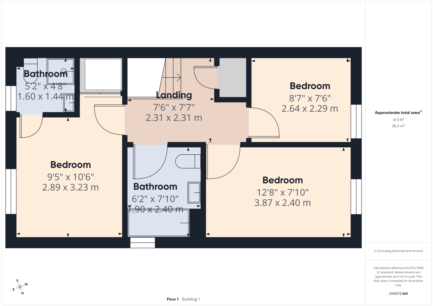 22, ABRAHAM WAY, BORDON floorplan