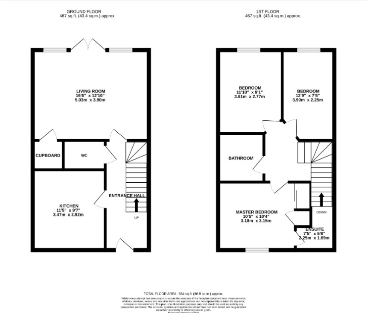 PRIVATE OR, 41, Masterman Place, Uxbridge floorplan