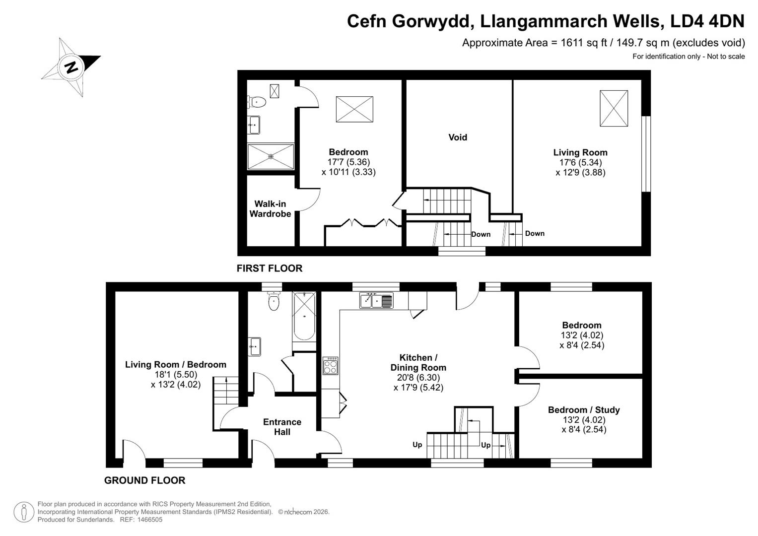 Ysgubor Garreg, C0028 From Junction By Post Office Llangammarch We, Llangammarch Wells floorplan
