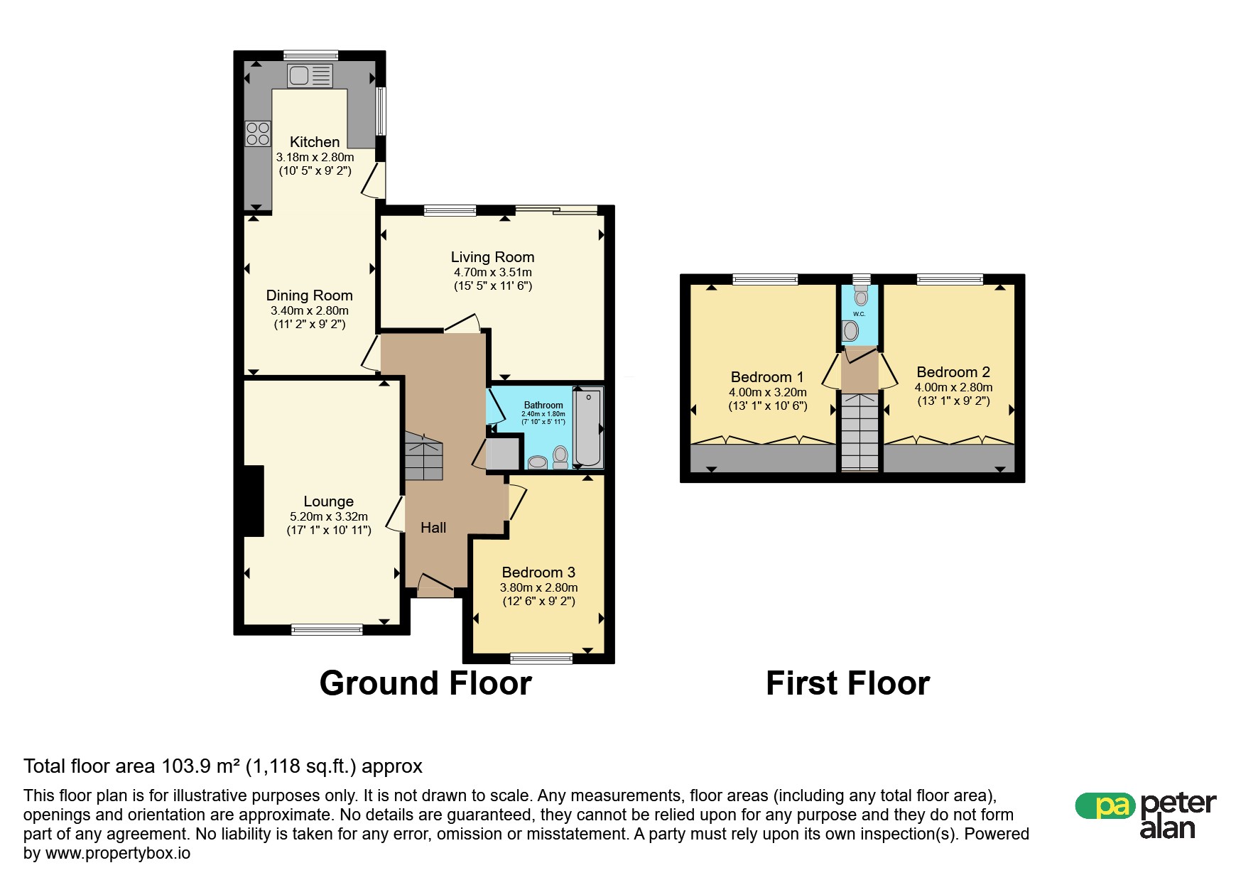 38, Yr Ysfa, MAESTEG floorplan