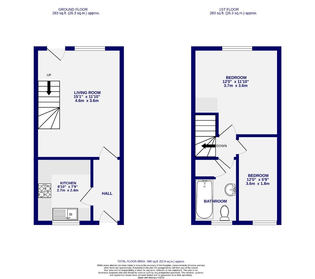 6, Victoria Court, York floorplan