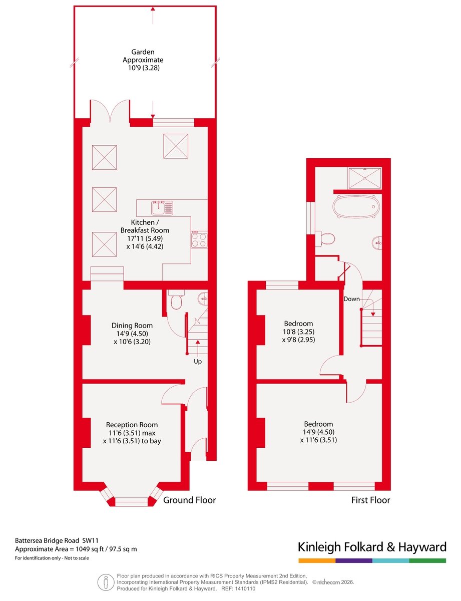 190, Battersea Bridge Road, London floorplan