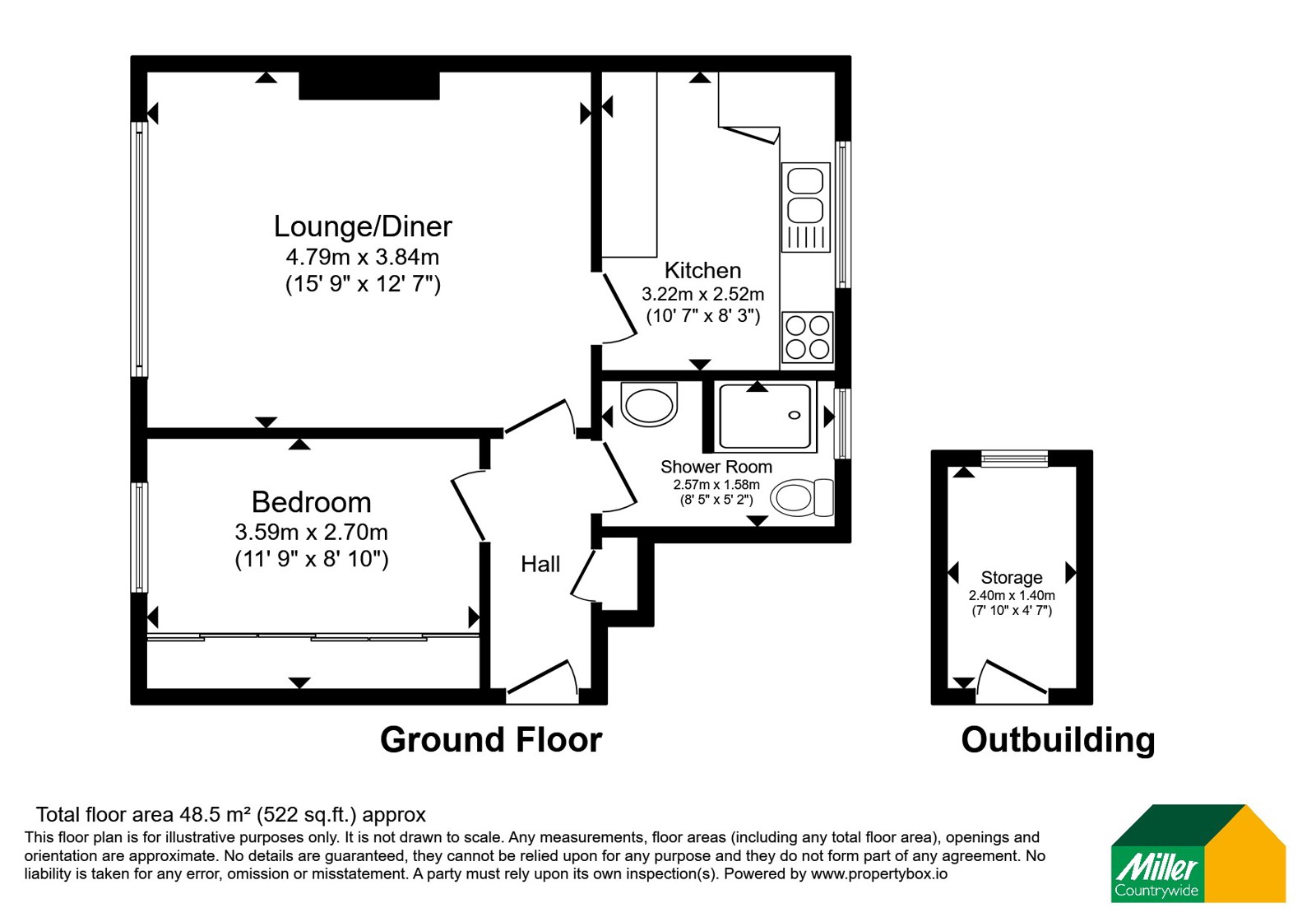 94, Penberthy Road, Cornwall floorplan