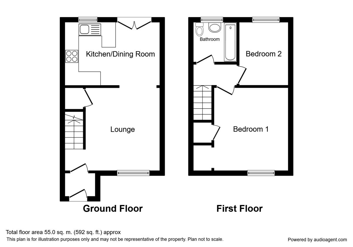 2 Bedrooms Terraced house for sale in College Close, Heaviley, Stockport SK2