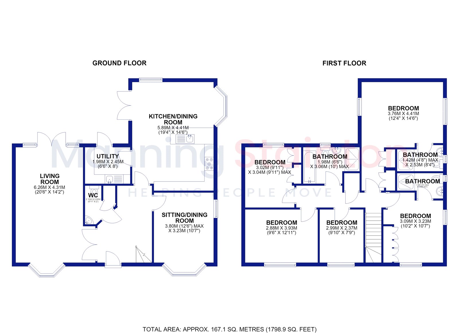 3, Monks Pass Walk, West Yorkshire floorplan
