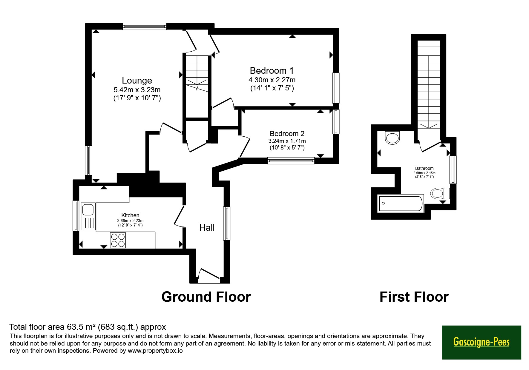 2, Well House,, High Street, Redhill floorplan