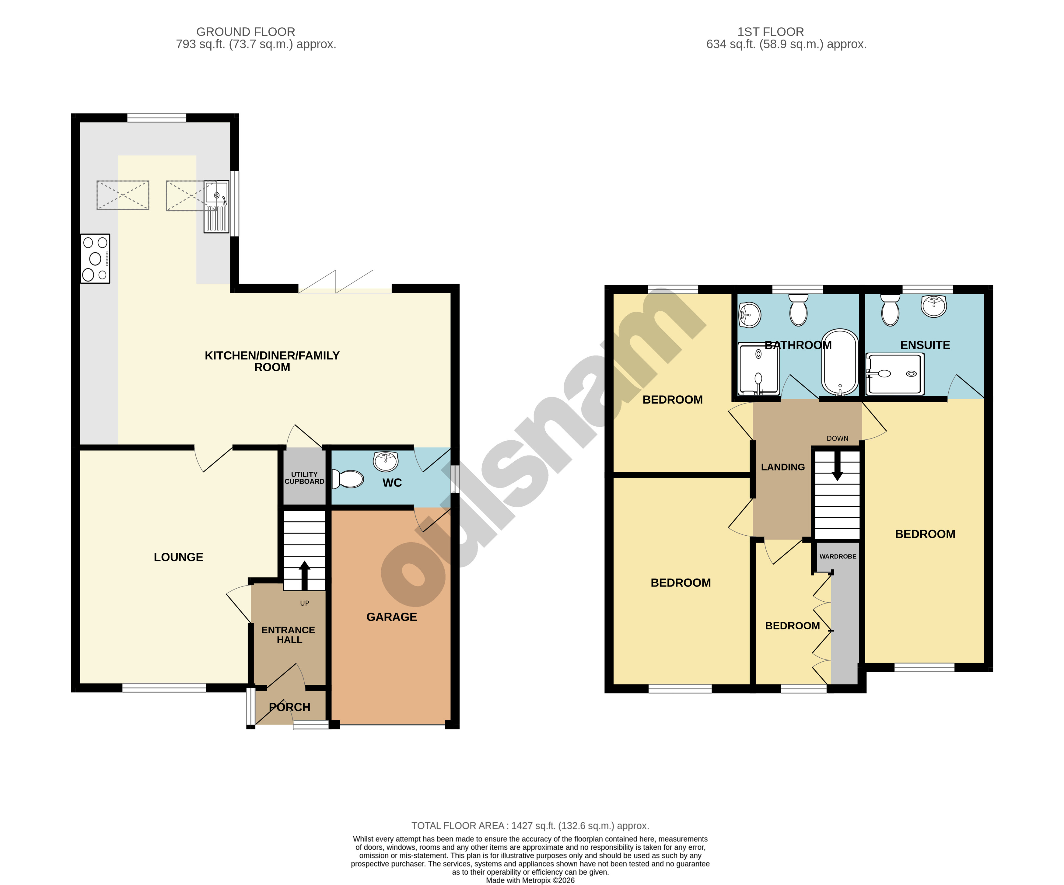 22, Berberry Close, Birmingham floorplan