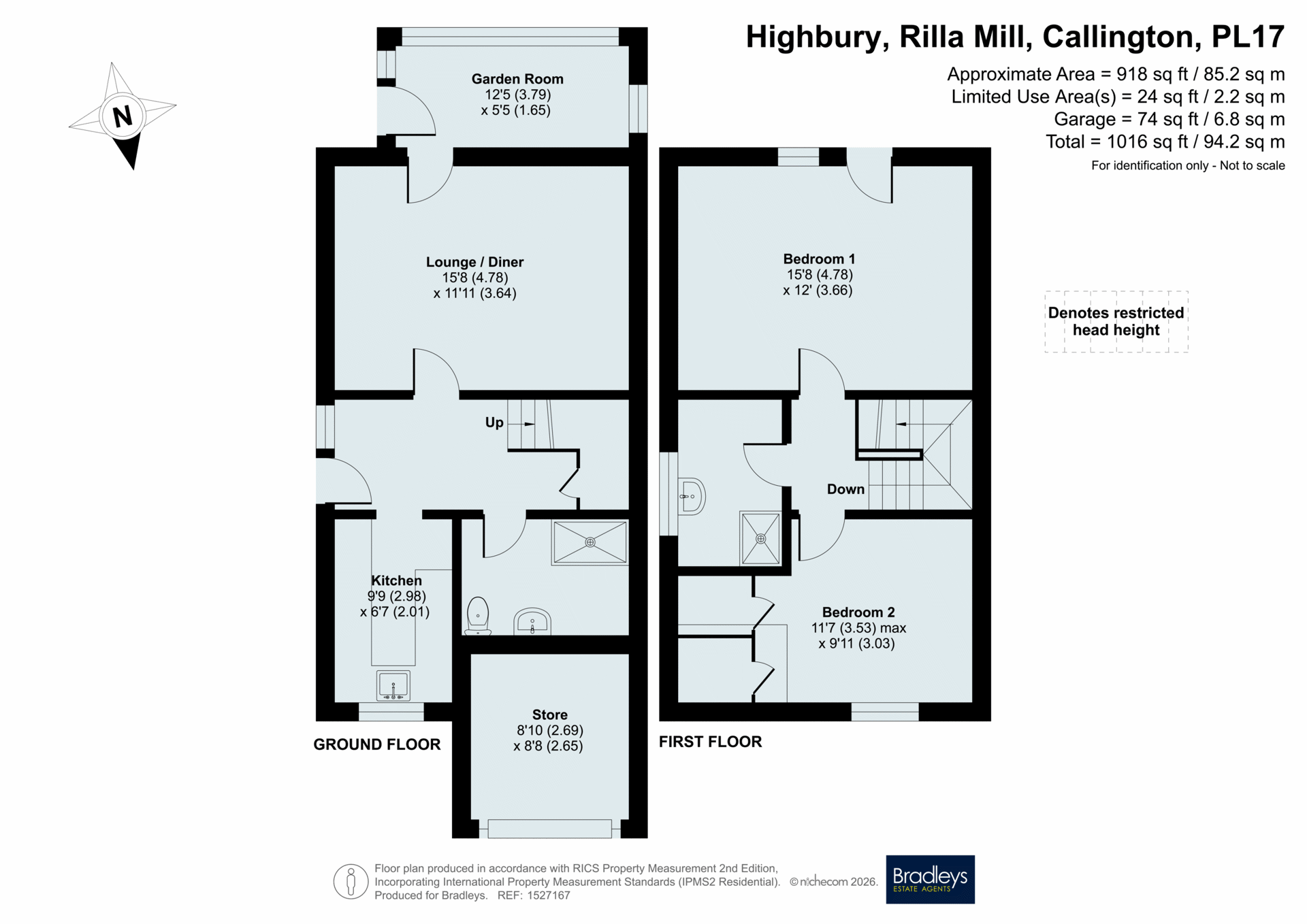 10A Highbury, Rilla Mill Callington Cornwall, Cornwall floorplan