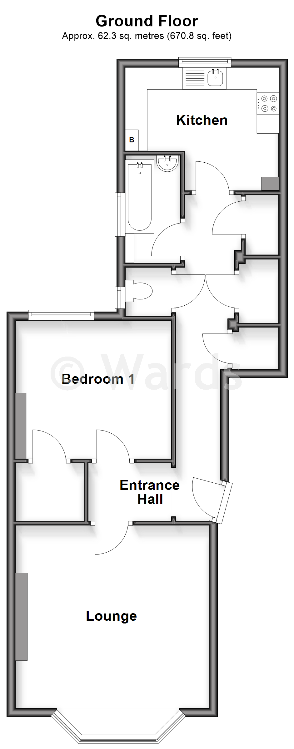 Middleton House, Marine Parade, Littlestone floorplan