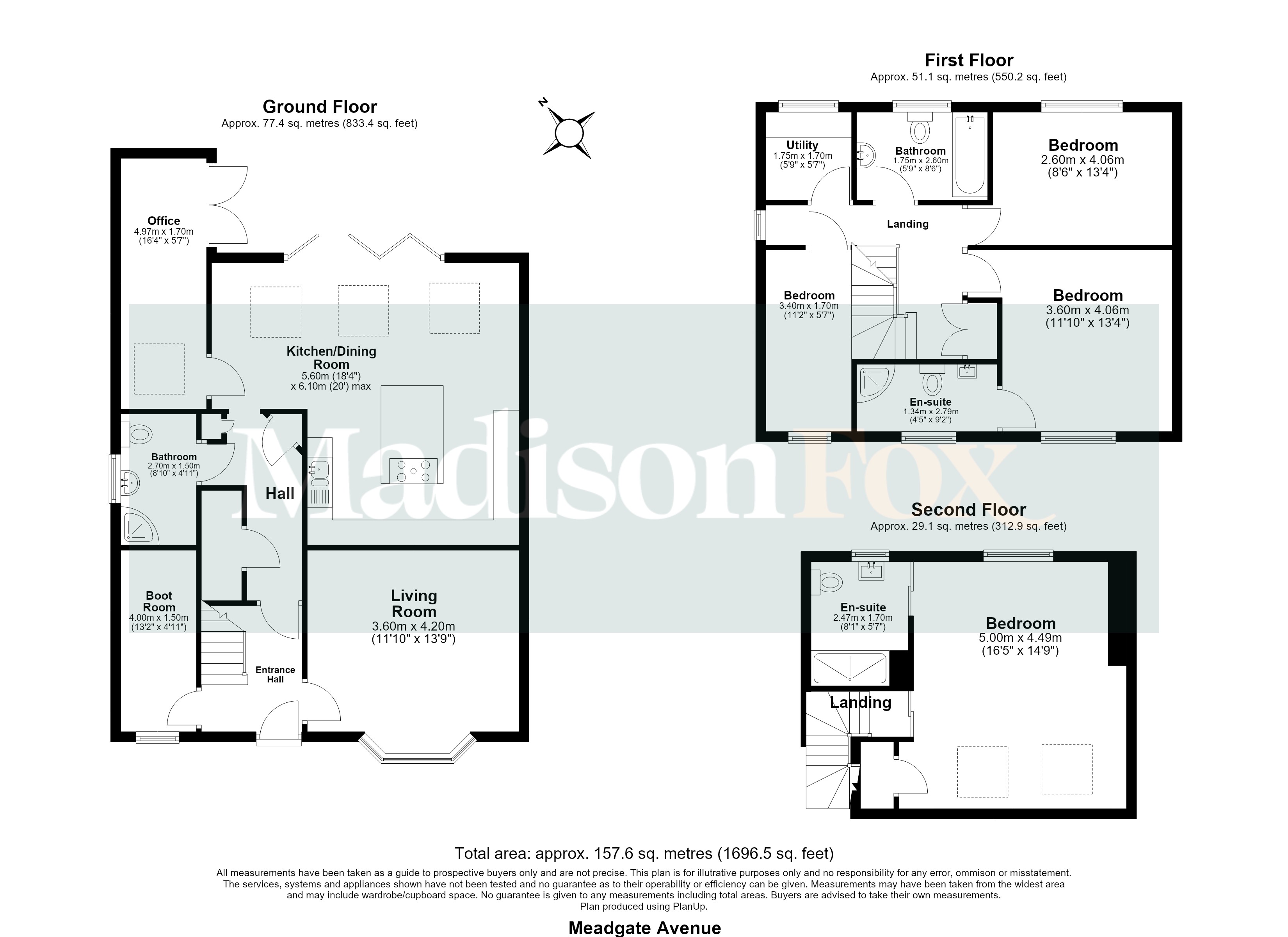21, Meadgate Avenue, Woodford Green floorplan