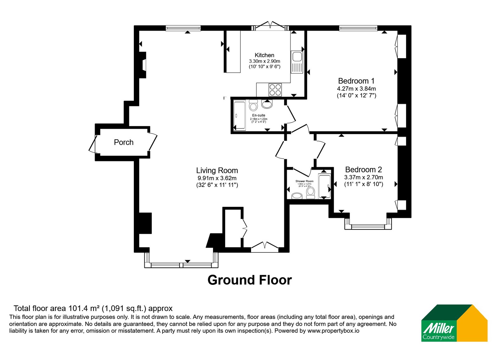 Chapel Street, Cornwall floorplan