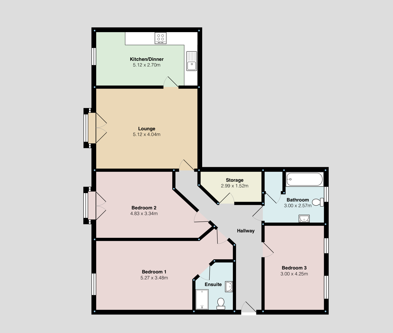 Apartment 24, Bournbrook Court, Bristol Road, Birmingham floorplan