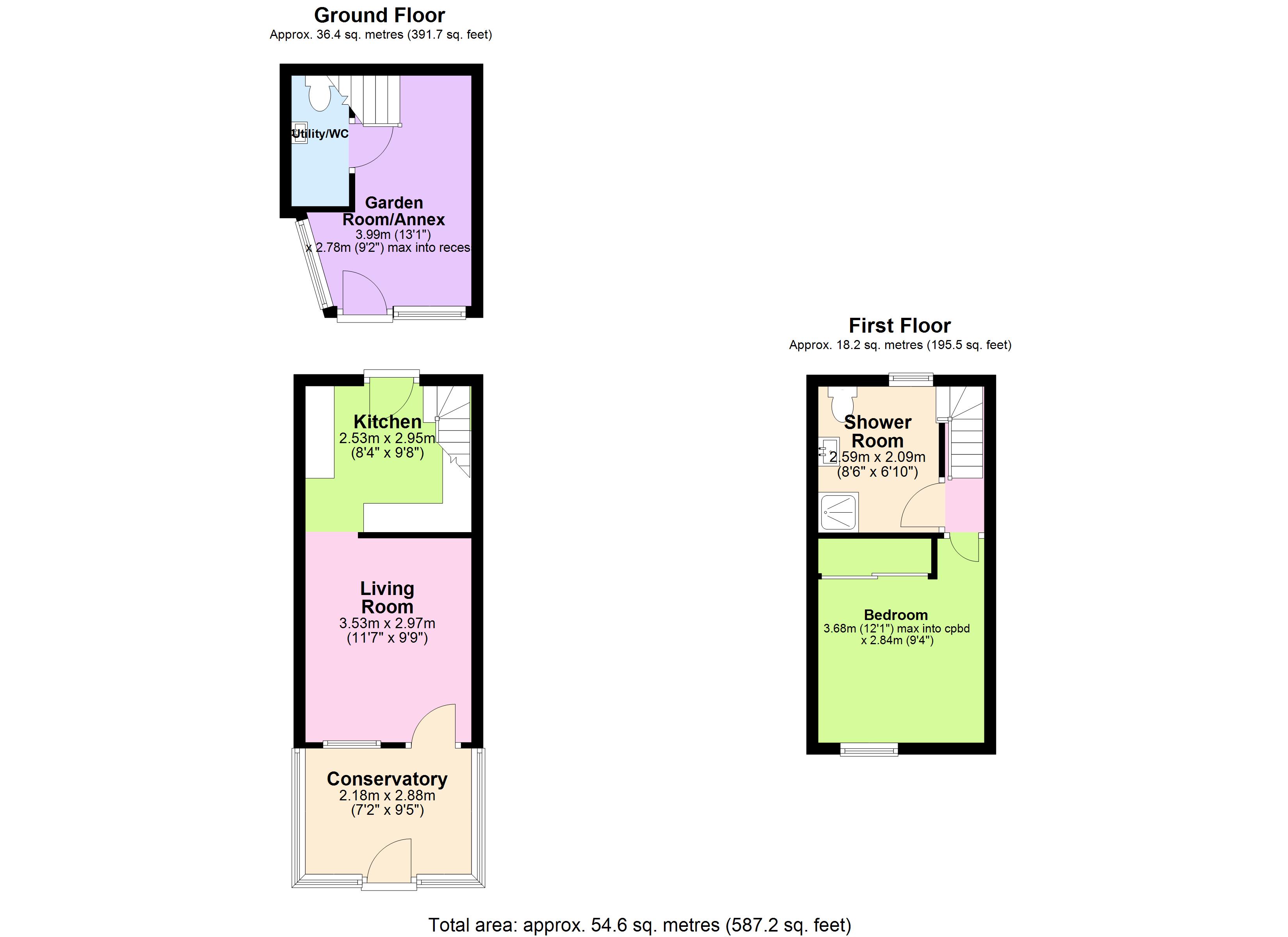 6, Riverside Cottages, Forder floorplan