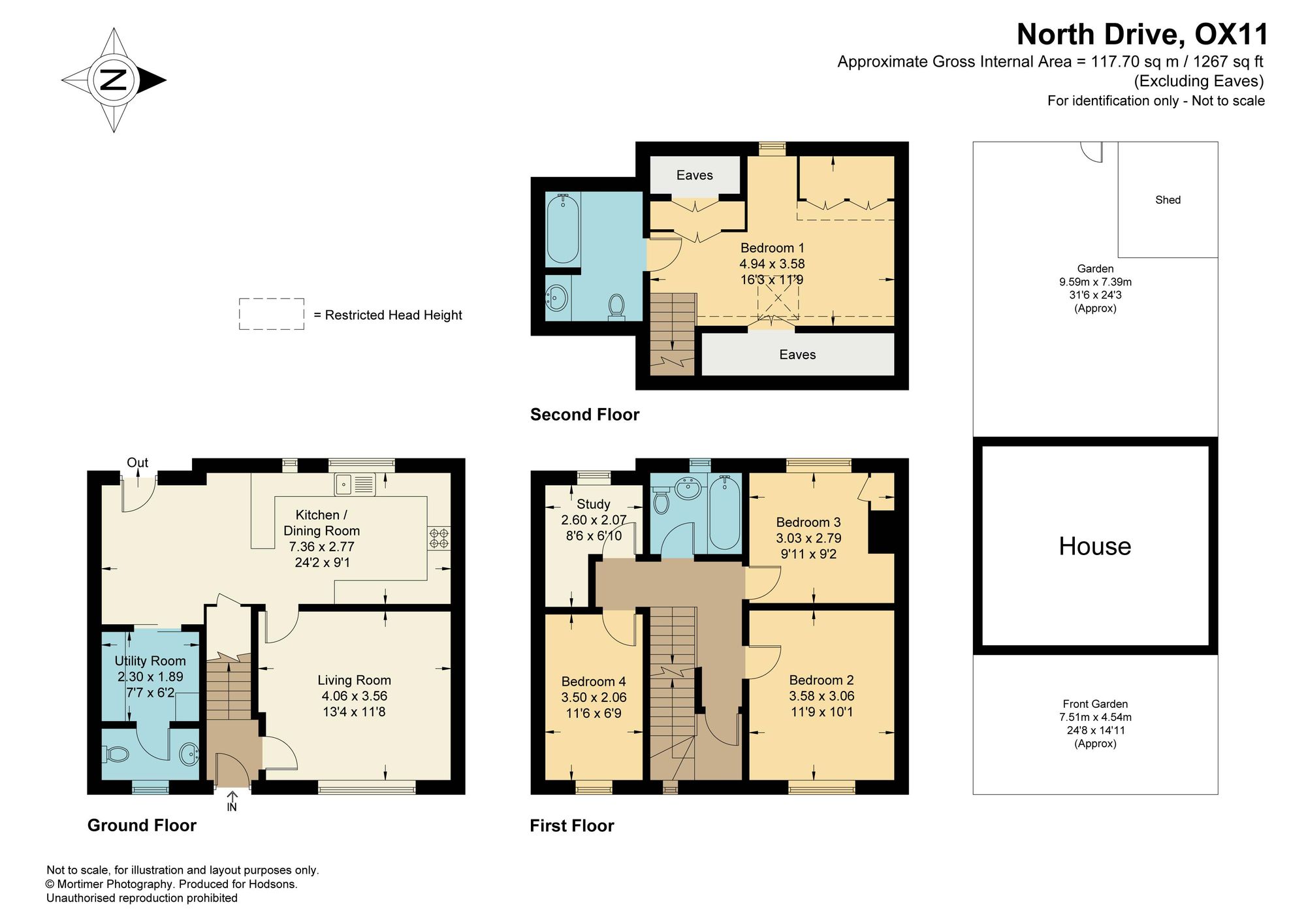 40, North Drive, Harwell floorplan