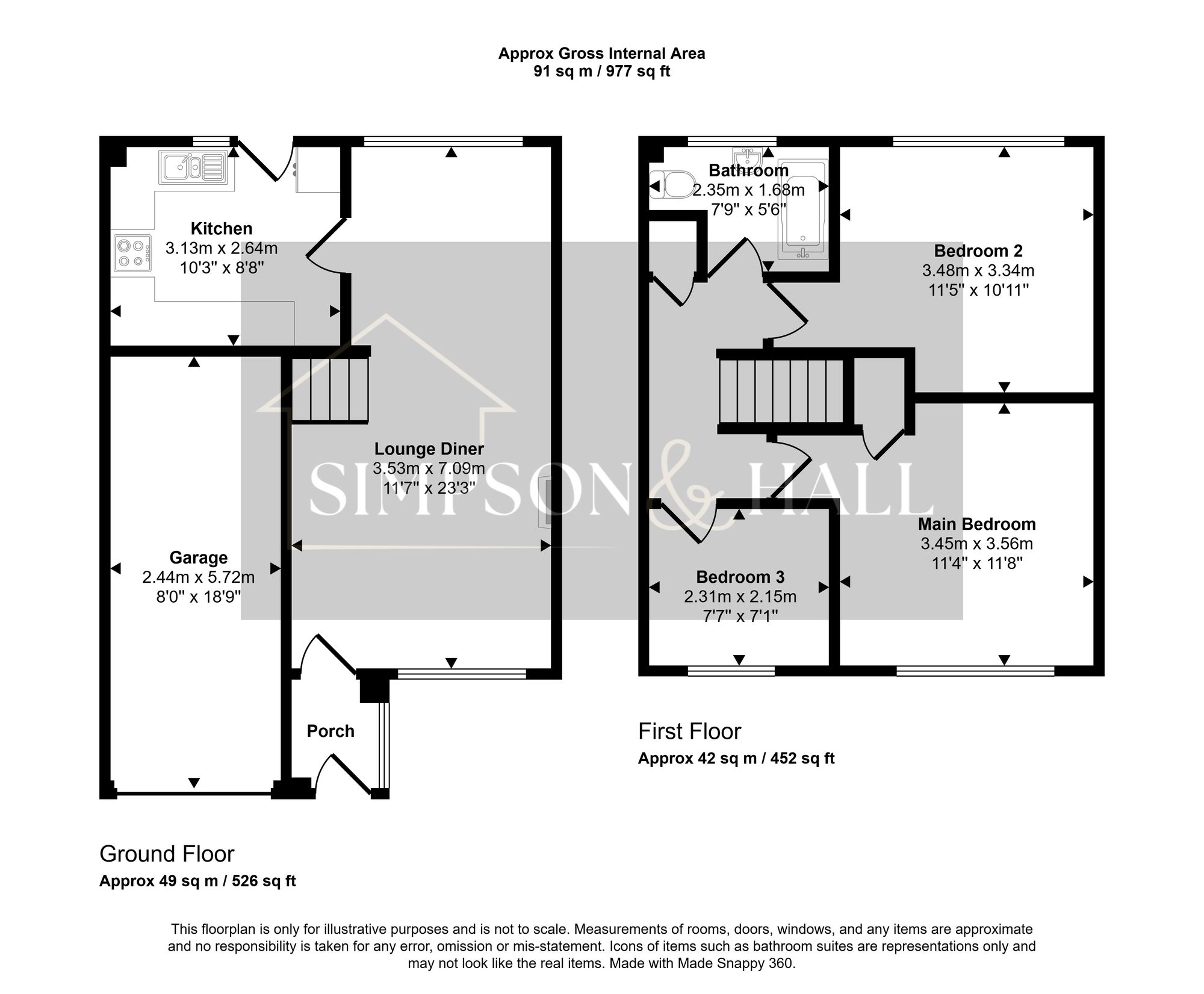 18 East Lodge Road, Ashford floorplan