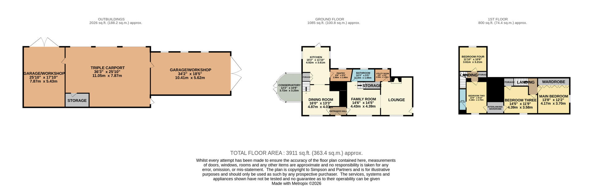 Yew Tree Farm, High Street, Huntingdon floorplan