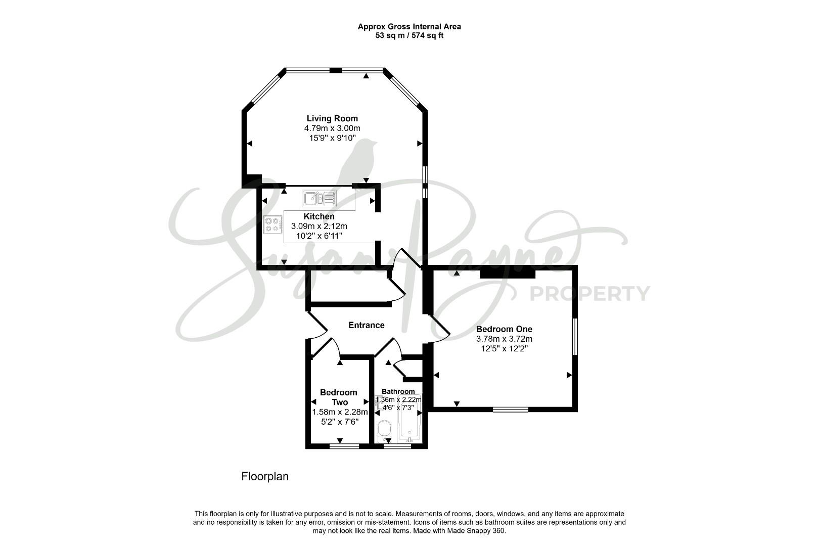 La Mienne, 3 Princes Mead, Seaview Lane, Seaview floorplan