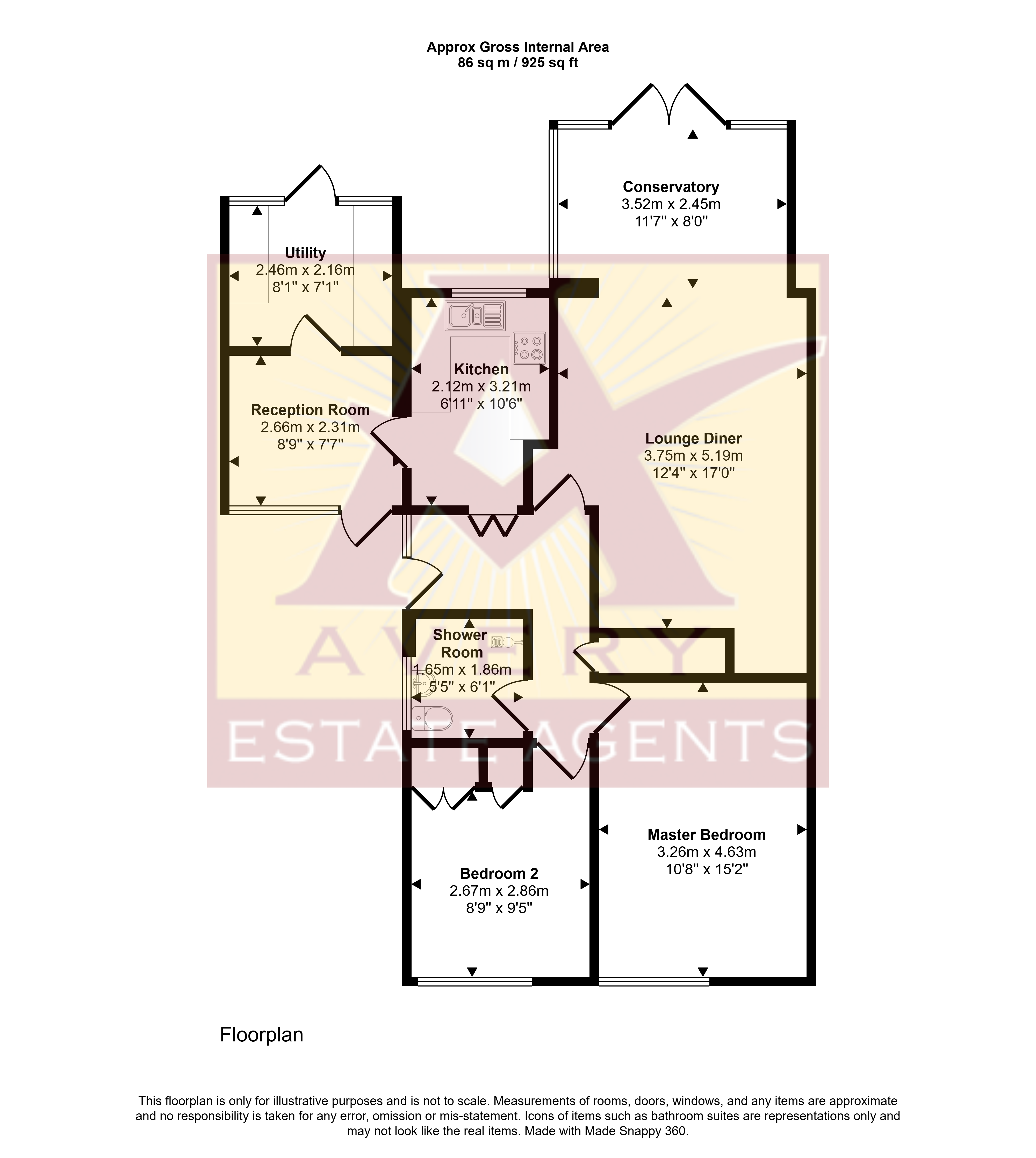22 Corondale Road, Milton, Weston s Mare floorplan