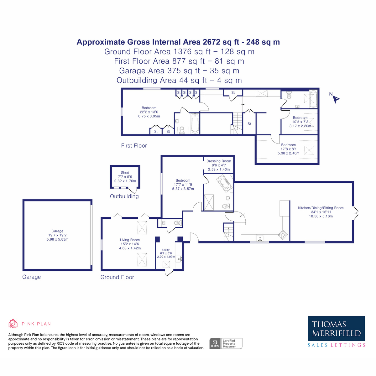 Rimes Cottage, Off Abingdon Road, Kingston Bagpuize floorplan