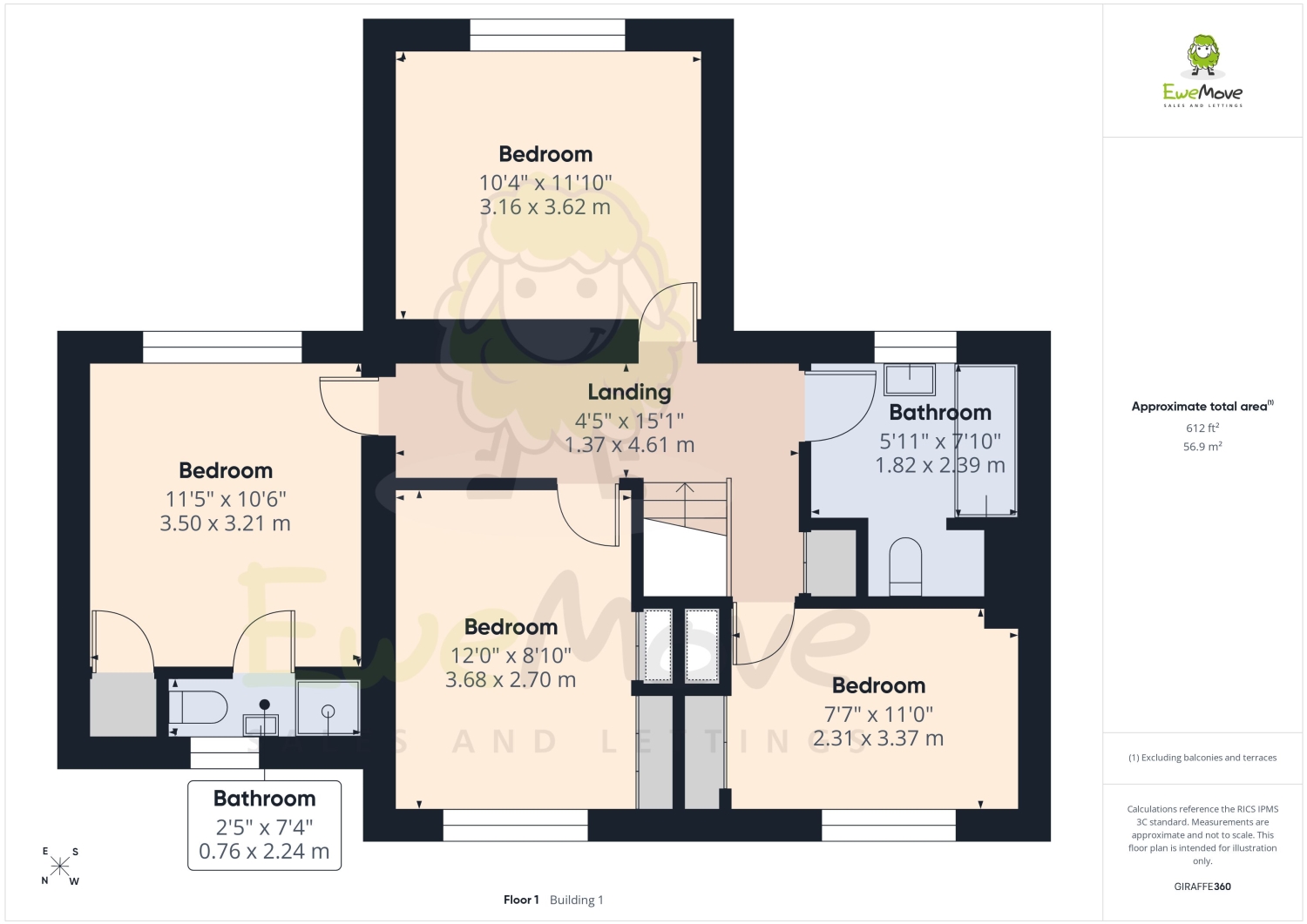 2, OLIVERS COTTAGE, BASINGSTOKE floorplan