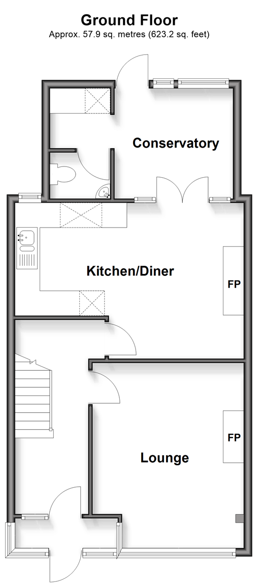 Vermont Road, Sutton floorplan
