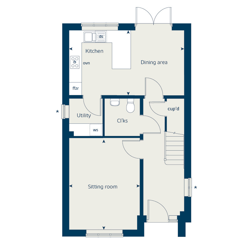 152, Broadnook Garden Village, Leicester floorplan