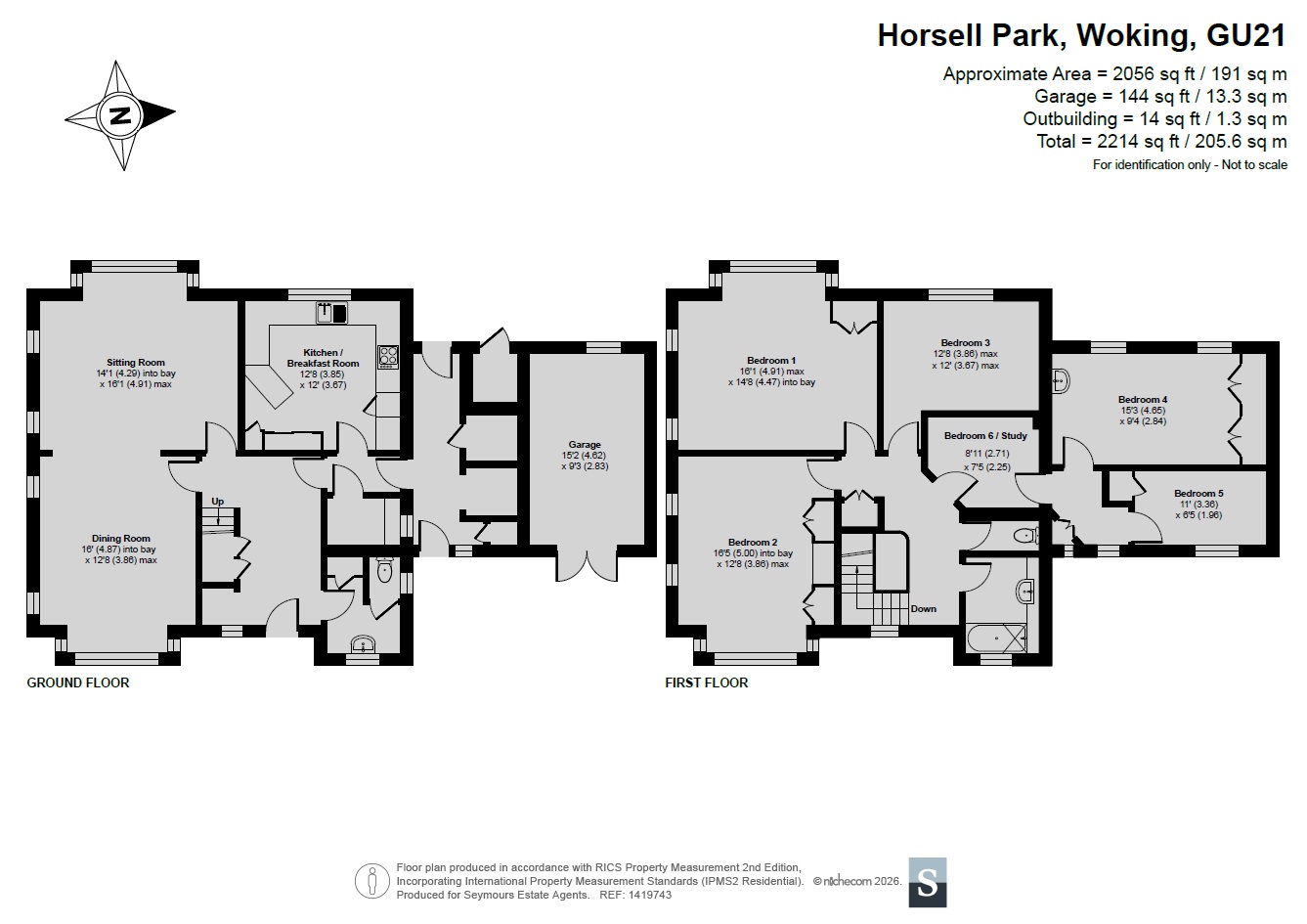 Woodcote,, Horsell Park, Horsell floorplan