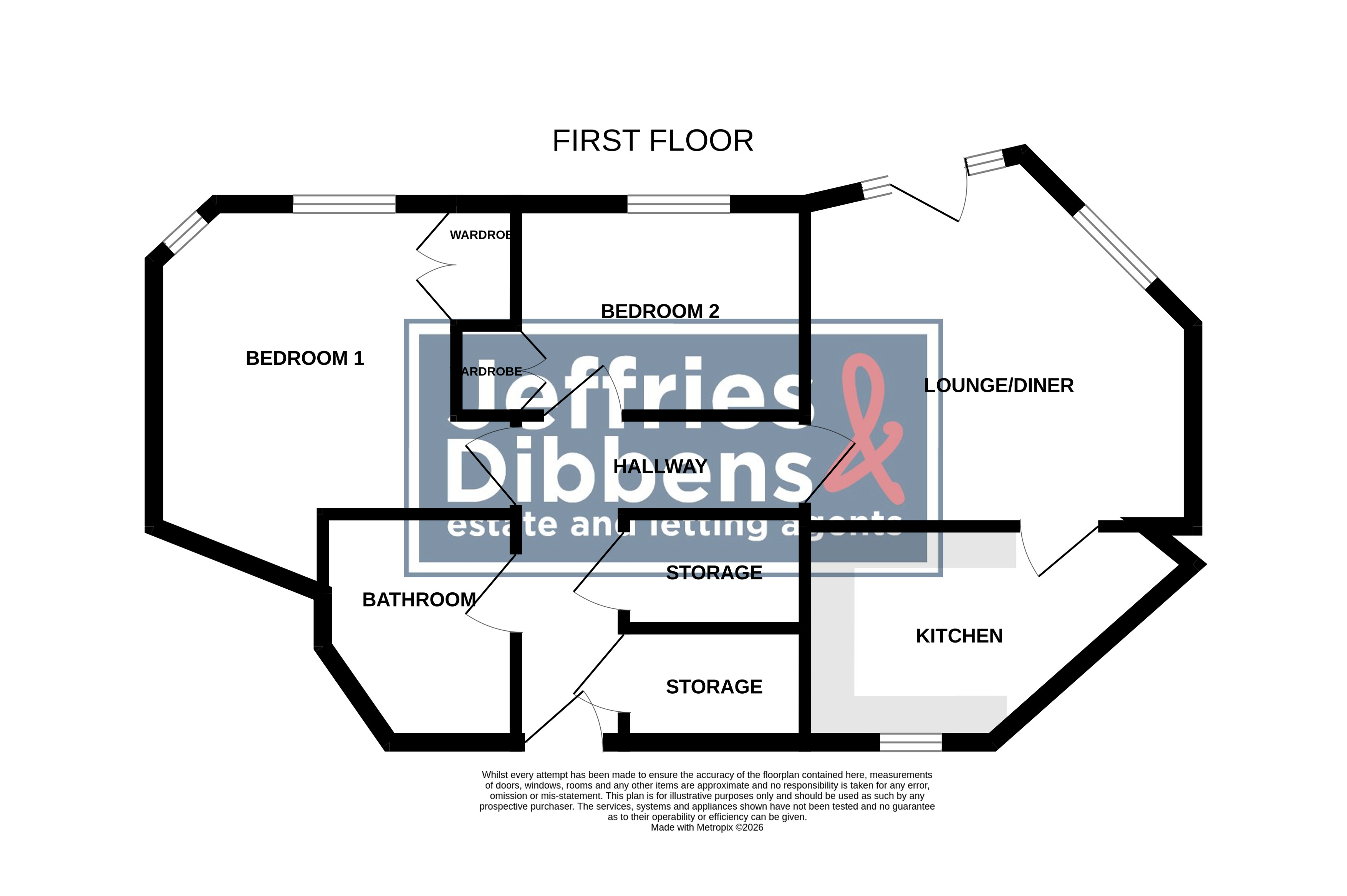 Flat 10 Fielder Court, Stakes Road, Waterlooville floorplan