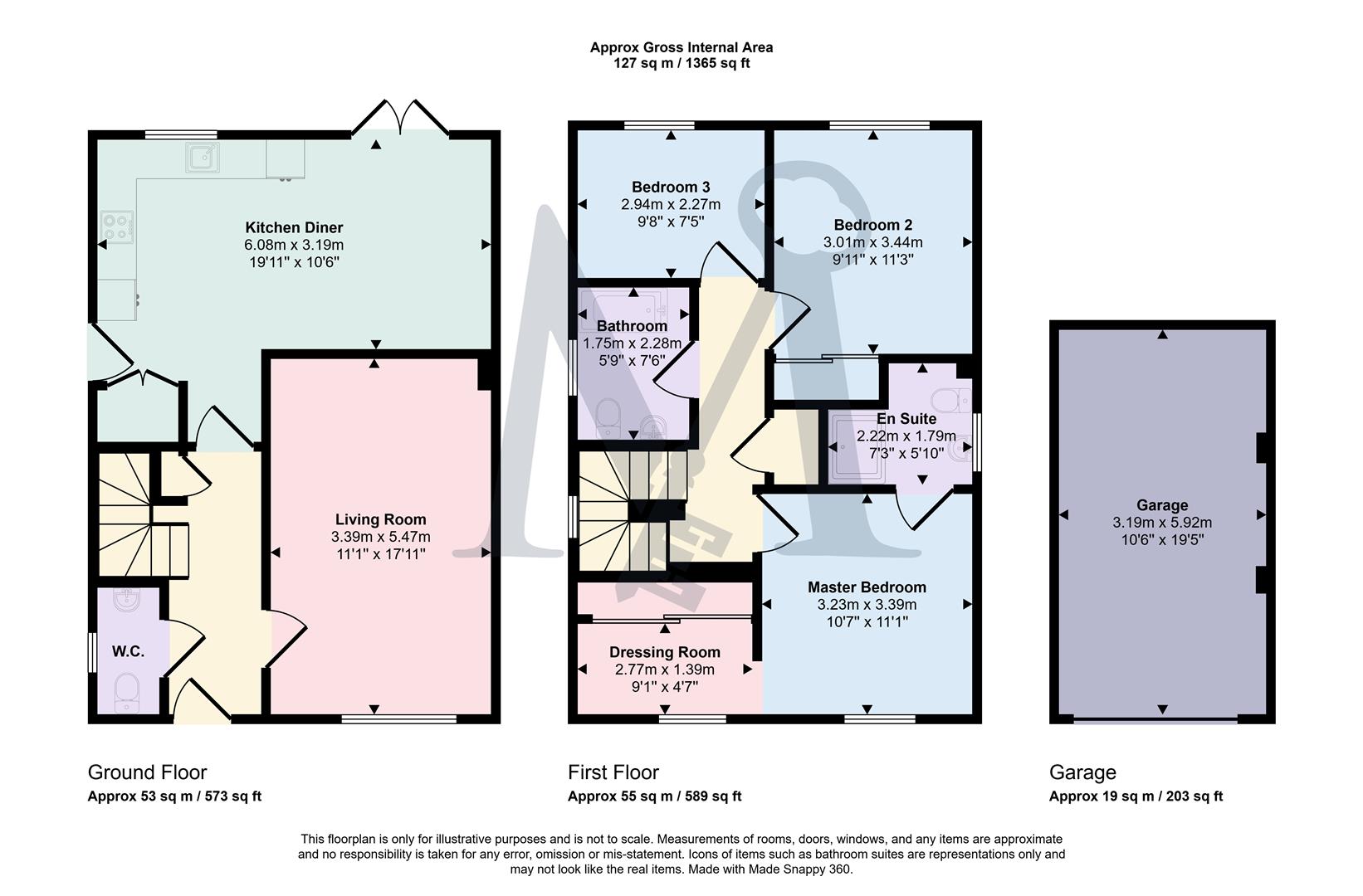 31, Lovett Close, Hugglescote floorplan