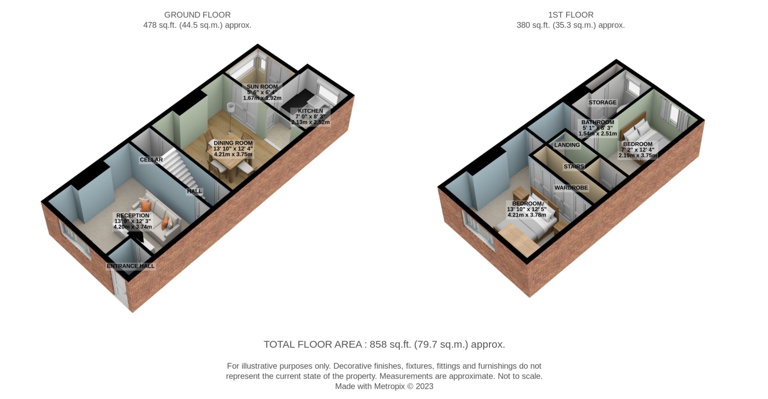 9, Cemetery Road, Pontefract floorplan