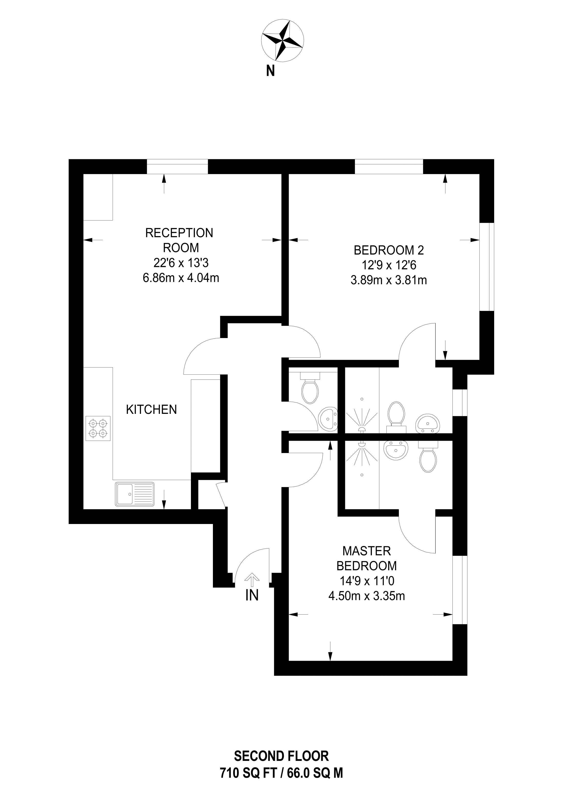 2 Bedrooms Flat to rent in West End Lane, Pinner HA5