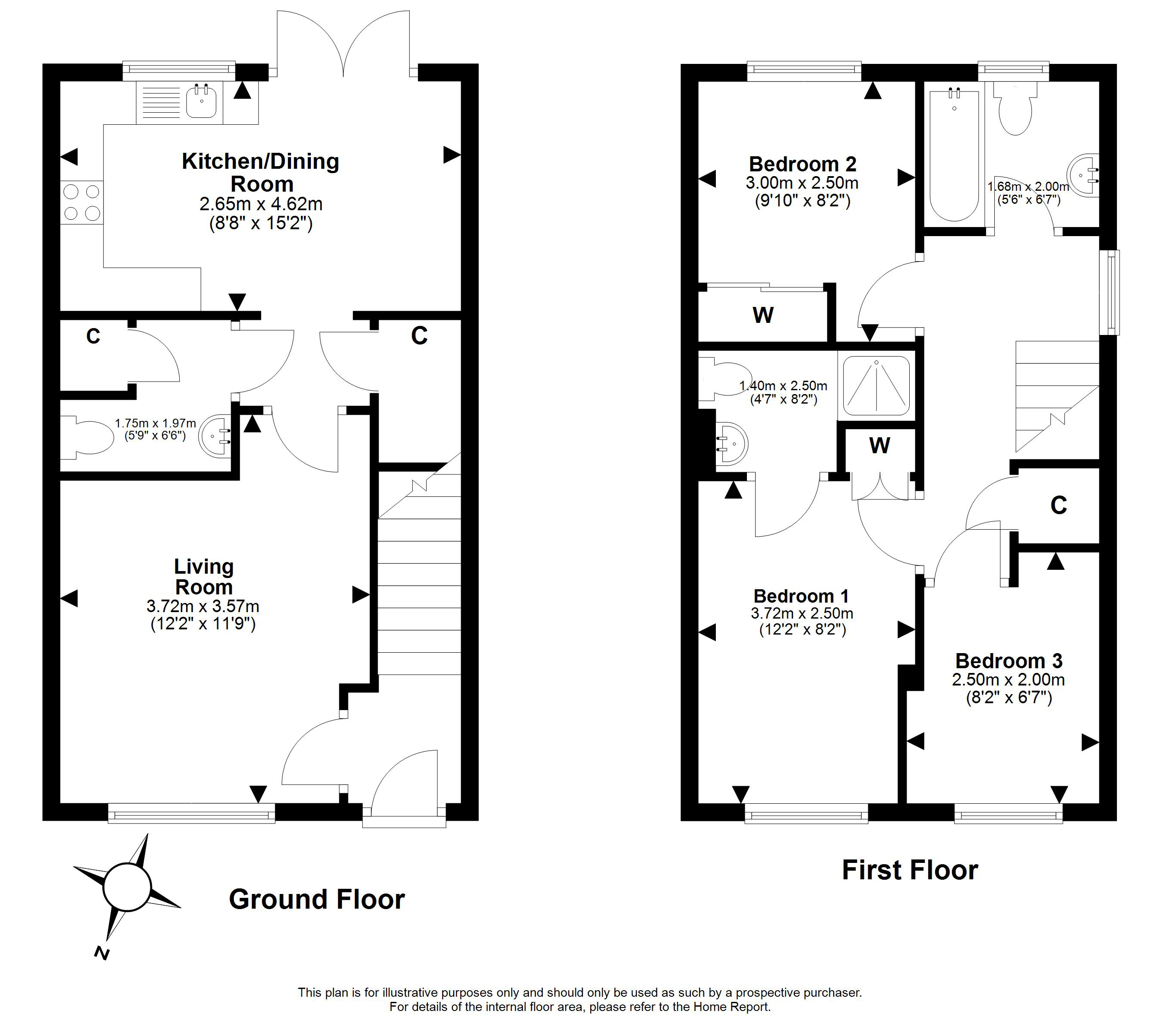 54, Corporal John Shaw Court, Prestonpans floorplan